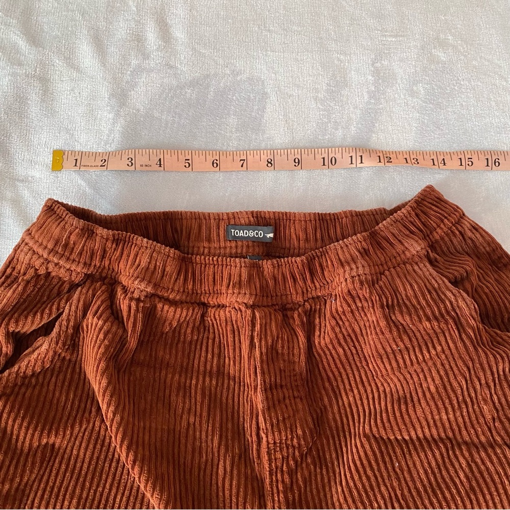 Toad&Co Del Rey pull on  Rust Corduroy Pants - Picture 9 of 12